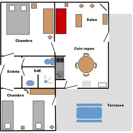 Holiday home Les Fougeres Brocas